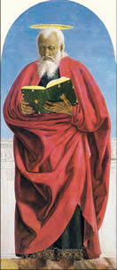 Painting of Saint John the Evangilist by Piero della Francesca